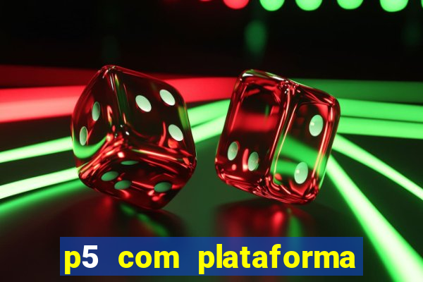 p5 com plataforma de jogos